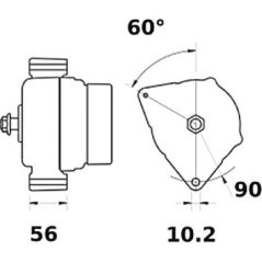 IA1117 Mahle, Alternators 
