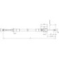 Cable for single lever 3000mm - IMCS3000