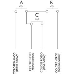 Front plate with three buttons - IMFRCL84933B