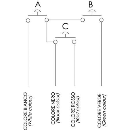 Front plate with three buttons - IMFRCL84933B