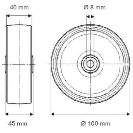 Rad 100 mm - IEP100400845