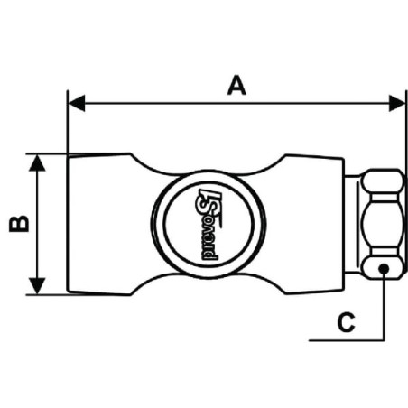 Quick release safety coupling 1/2 inch BSP female thread - ISI061103