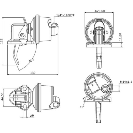 Kraftstoffpumpe CI - J928143KR