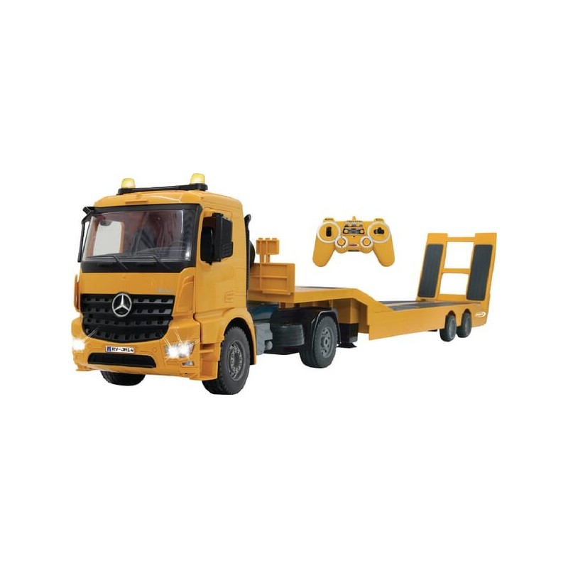Ciężarówka Mercedes Benz Arocs z lawetą zdalnie sterowana - JA405107 Ciężarówka Mercedes Benz Arocs z lawetą zdalnie sterowana - JA405107