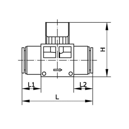 Zawór odcinający, 10 mm - ISV10