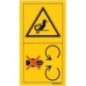 Piktogram obracające się elementy - K9A065CE Piktogram obracające się elementy - K9A065CE