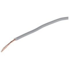 Cable 1x0.75mm² grey 100m - KA1072