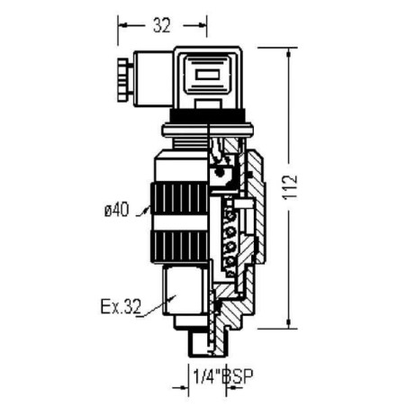Pressureswitch FOX K 94 AF 1 - K94
