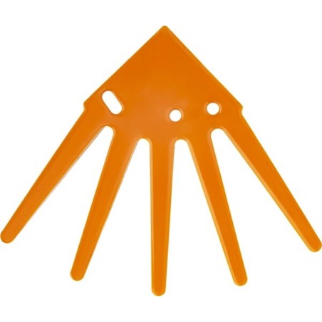 Finger weeder disc 1/4 part, MINi-MAXI 540mm orange, soft - KFH212