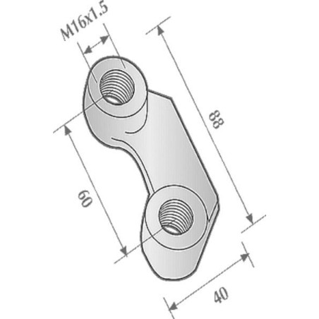 Brace Nut M16 Dbc 60 - KE11612