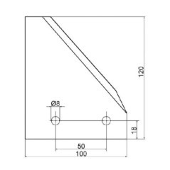 Futtermischwagenmesser - KD1040584
