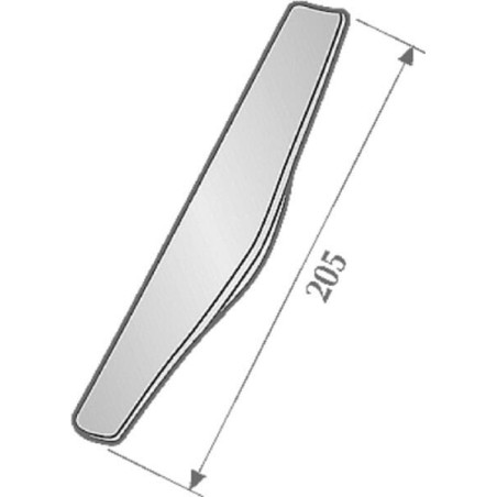 Weld-on point , length 200mm, suitable for Amazone - KE0100