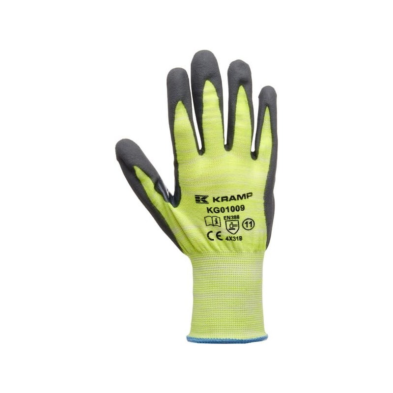 Rękawice robocze roz. 7/S żółte, polietylen L21.5 cm Protect Kramp - KG0100907