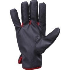 Rękawice robocze roz. 10/XL zimowe, czarno/czerwone, poliuretanowe/Spandex Protect Kramp - KG0600510