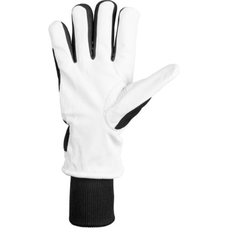 Rękawice robocze roz. 9/L zimowe, czarno/białe, skóra kozia/Spandex Protect Kramp - KG0600409