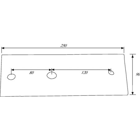 Mittelplatte R. - KK063608R
