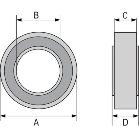 Roller bearing Nippondenso - KL000609
