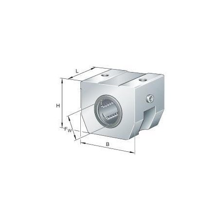 Linear ball bearing unit - KGHK16BPPAS