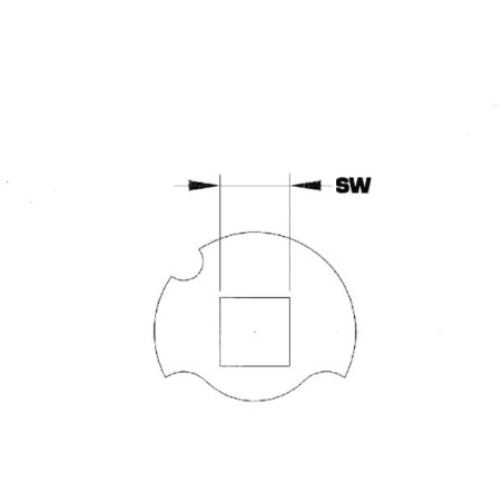 Arretierplatte 12mm - KH9SW12