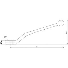 Handle for ball valve - KH909B