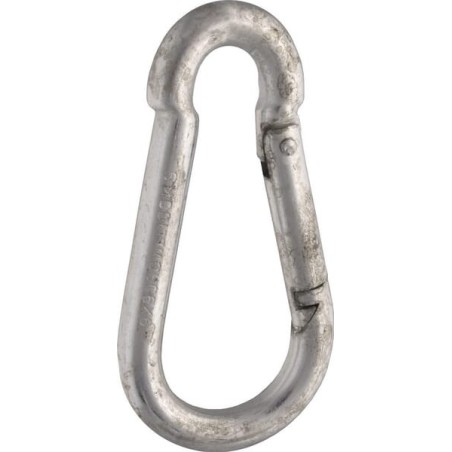 Carabiner 80x8mm zinc plated Kramp - KH08