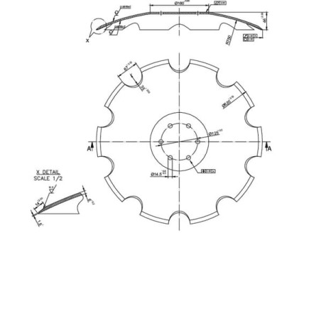 Disc 520x6 - KM060144N