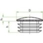 Round plug 20MM CHROME - KS465338 Round plug 20MM CHROME - KS465338