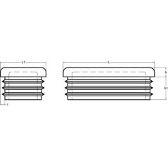 Plastic cap 60x30mm - KS199225