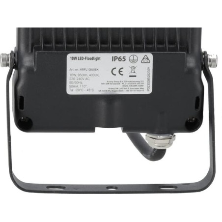 LED-Flutlicht, 10W, 6500K - KRFL10865BK