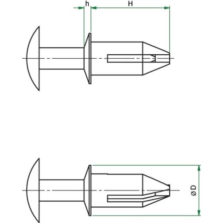 Drive fastener 8mm - KS495209