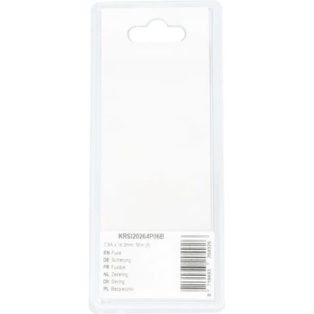 Fuse 7.5A x 16.3mm, Mini 6 - KRSI20264P06B