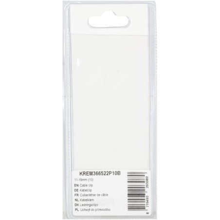 Cable clip 11-15mm 10 - KREM366522P10B