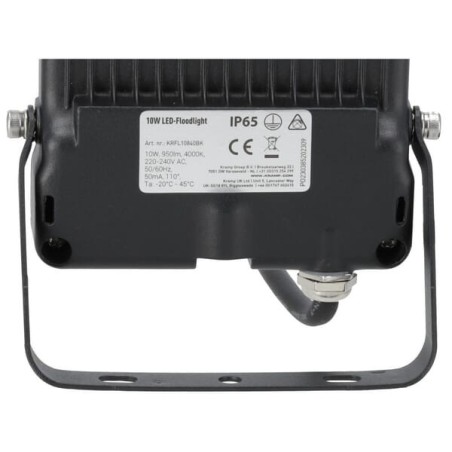 LED-Flutlicht, 10W, 3000K - KRFL10830BK