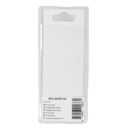 R-Clip einfach 4mm 10 - KRCL4EKRP10B