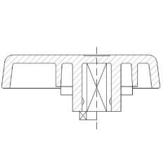 Handhebel - KS858090PVC
