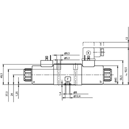 Electric control valve NG6 - KREV03SC2012C