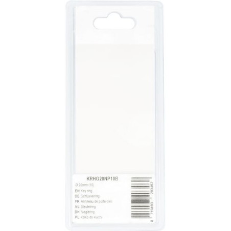 Key ring diameter 20mm 10 - KRHG20NP10B