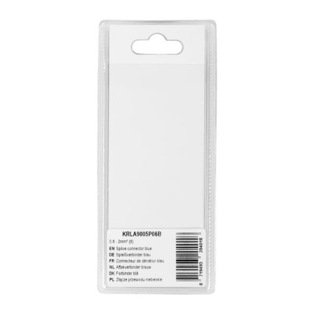 Splice connector blue 0.8 - 2mm² 6 - KRLA9005P06B