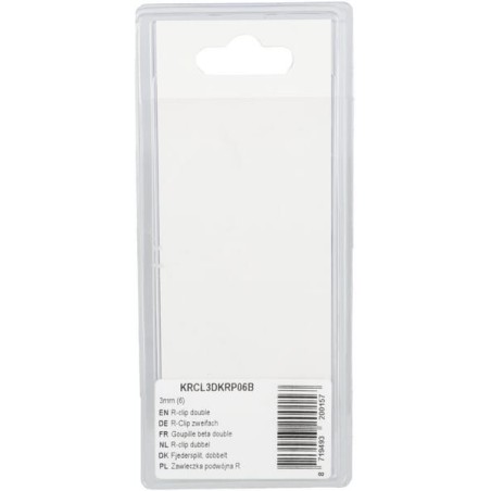 R-Clip doppelt 3mm 6 - KRCL3DKRP06B