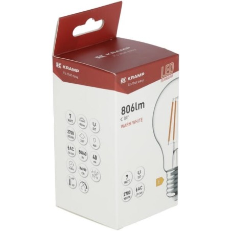 LED-Glühbirne - Klassisch A60 E27 7W - KRFBA607E27