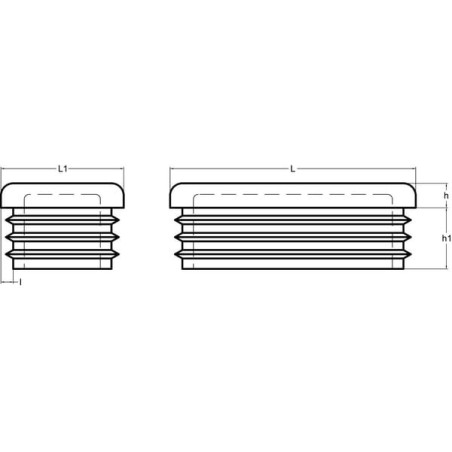 Plastic cap 100x50mm - KS199195