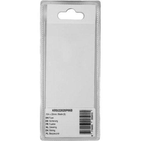 Fuse 20A x 20mm, Blade 6 - KRSI22020P06B
