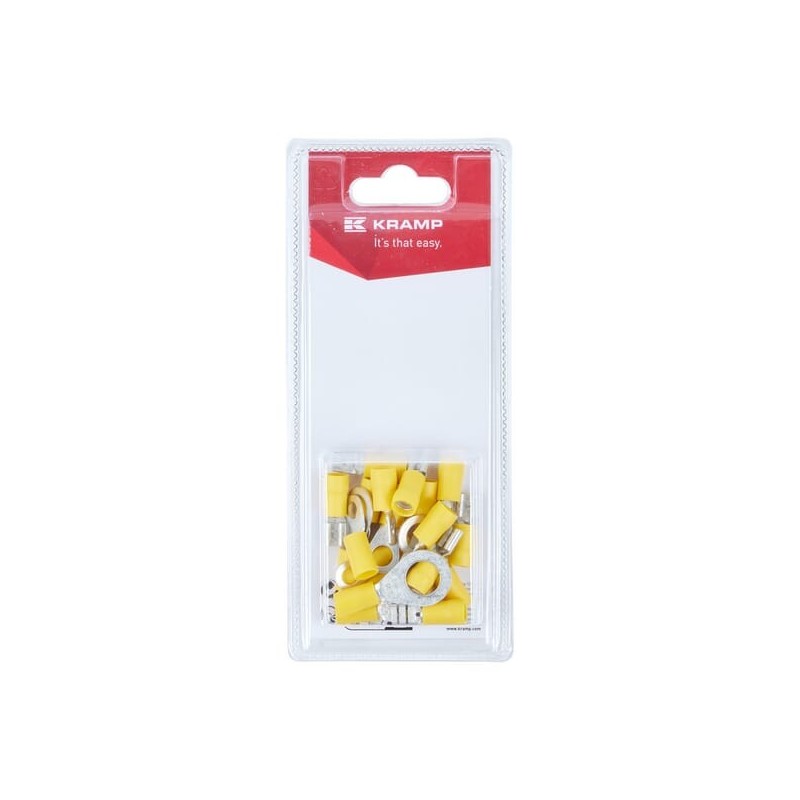 Crimp terminal kit yellow 20 - KRELEC02P20B Crimp terminal kit yellow 20 - KRELEC02P20B