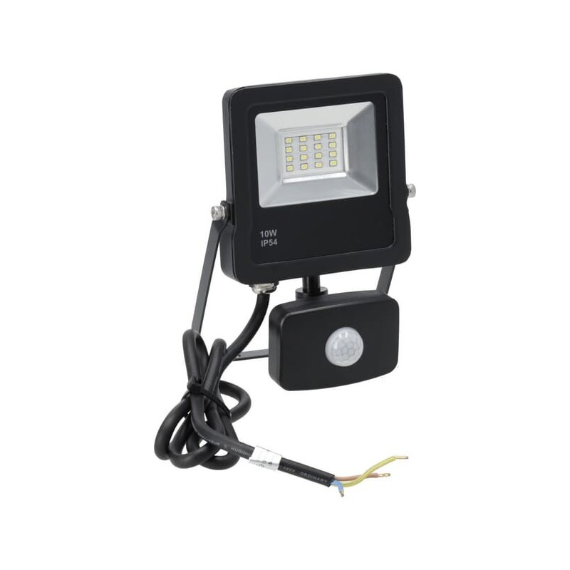 LED-Flutlicht, 10W, 6500K Sensor - KRFL10865SBK