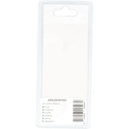 Fuse 30A x 20mm, Blade 6 - KRSI22030P06B