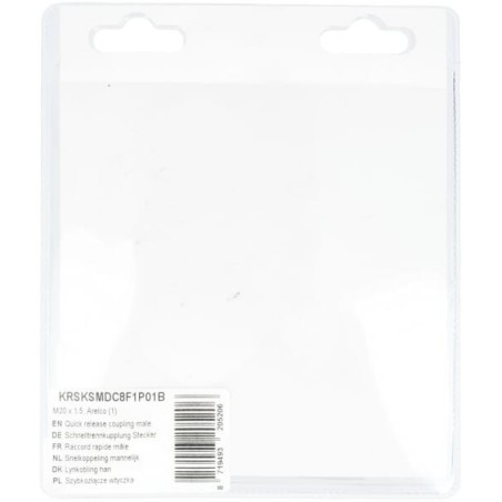 Quick release coupling male M20 x 1.5, Arelco 1 - KRSKSMDC8F1P01B
