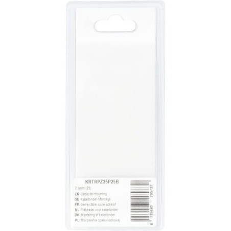 Cable tie mounting 2.5mm 25 - KRTRPZ25P25B