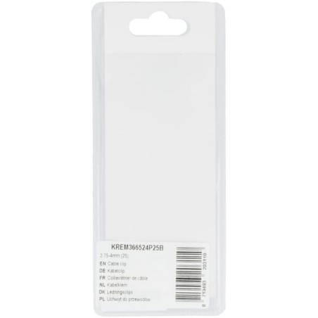 Cable clip 2.75-4mm 25 - KREM366524P25B
