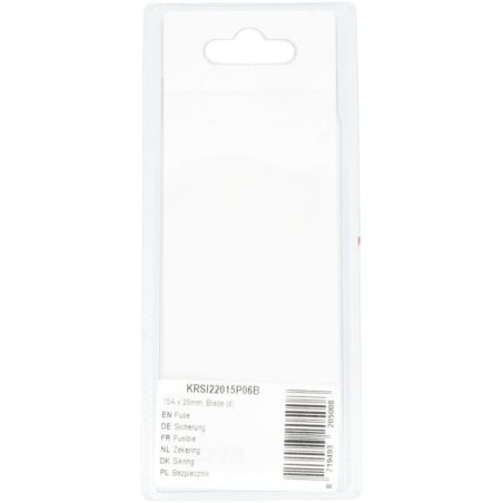 Fuse 15A x 20mm, Blade 6 - KRSI22015P06B