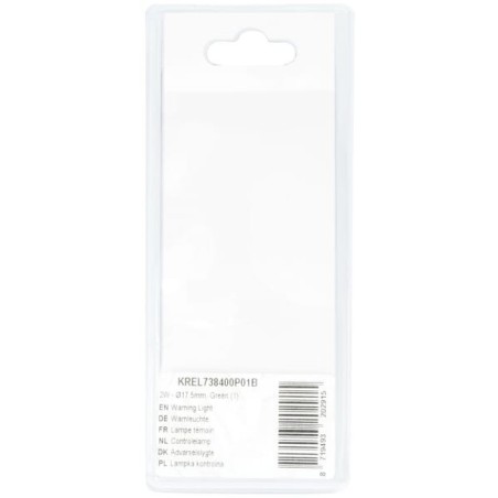 Warning Light 2W - diameter 17.5mm, Green 1 - KREL738400P01B